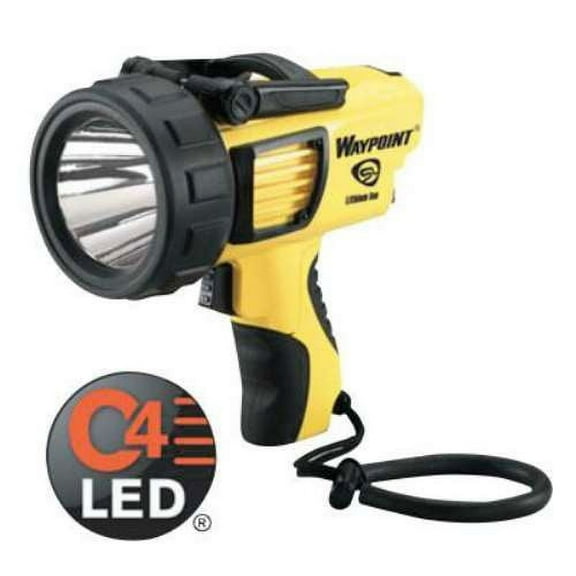 Streamlight Waypoint Flashlight, 1, Rechargeable Lithium Ion, 1000 Lumen, Yellow - 1 EA (683-44910)