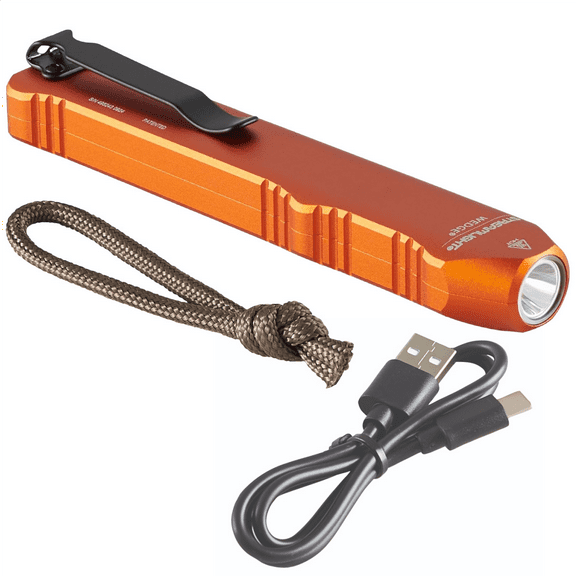Streamlight Wedge Rechargeable EDC 300 Lumen Flashlight with 1000 Lumen Thro mode - Color Orange