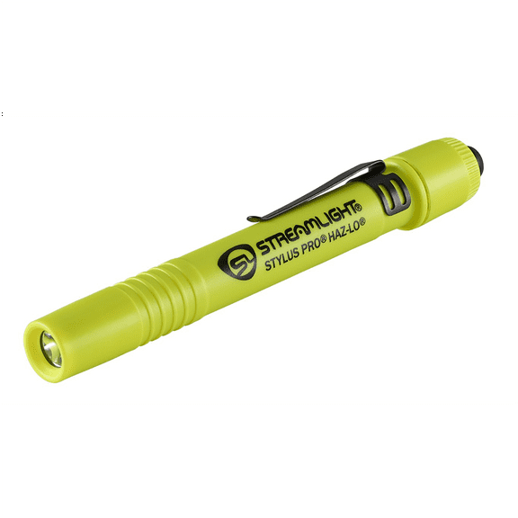 Streamlight 105 Lumen Stylus Pro HAZ-LO Penlight  - Includes (2) "AAA" Alkaline batteries - Yellow