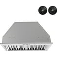 thumbnail image 1 of Streamline 28 in. Botricello Ductless Insert 350 CFM Range Hood in Brushed Stainless Steel with Baffle Filters, Electronic Button Control, LED Light, 1 of 17