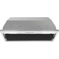 thumbnail image 1 of Streamline 28 in. Buccheri Ducted Insert 350 CFM Range Hood in Glossy Black with Mesh Filters, Electronic Button Control, LED Lights, 1 of 18