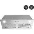 thumbnail image 1 of Streamline 28 in. Sacchi Ductless Insert Range Hood in Brushed Stainless Steel with Baffle Filters, Push Button Control, LED Lights, 1 of 9