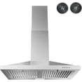 thumbnail image 1 of Streamline 30 in. Bernardo Convertible Wall Mount Range Hood in Brushed Stainless Steel with Baffle Filters, Push Button Control, LED Light, 1 of 9