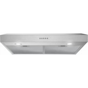 Streamline 30 in. Cassino Ductless Undermount 165 CFM Range Hood in Brushed Stainless Steel with Mesh Filters, Push Button Control, LED Lights