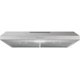 thumbnail image 1 of Streamline 30 in. Ferla Ducted Undermount 80 CFM Range Hood in Brushed Stainless Steel with Mesh Filters, Push Button Control, LED Light, 1 of 17