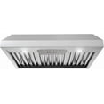 thumbnail image 1 of Streamline 30 in. Locri Ductless Undermount 406 CFM Range Hood in Brushed Stainless Steel with Baffle Filters, Push Button Control, LED Lights, 1 of 9