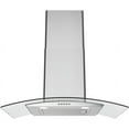 thumbnail image 1 of Streamline 30 in. Rosmini Ductless Wall Mount Range Hood in Brushed Stainless Steel with Baffle Filters, Push Button Control, LED Lights, 1 of 9