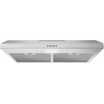 thumbnail image 1 of Streamline 30 in. Vinadio Convertible Undermount 80 CFM Range Hood in Brushed Stainless Steel with Mesh Filters, Push Button Control, LED Light, 1 of 15