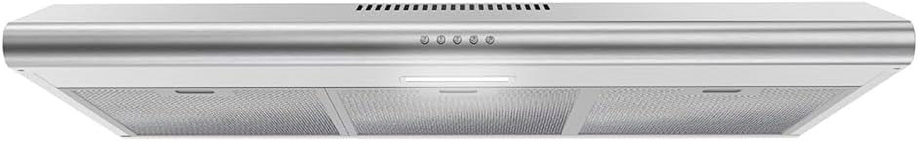Streamline 36" Stainless Steel Under Cabinet Range Hood with Charcoal Filter