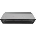 thumbnail image 1 of Streamline 36 in. Gorizia Ducted Insert 350 CFM Range Hood in Glossy Black with Mesh Filters, Touchpad Control, LED Lights, 1 of 9