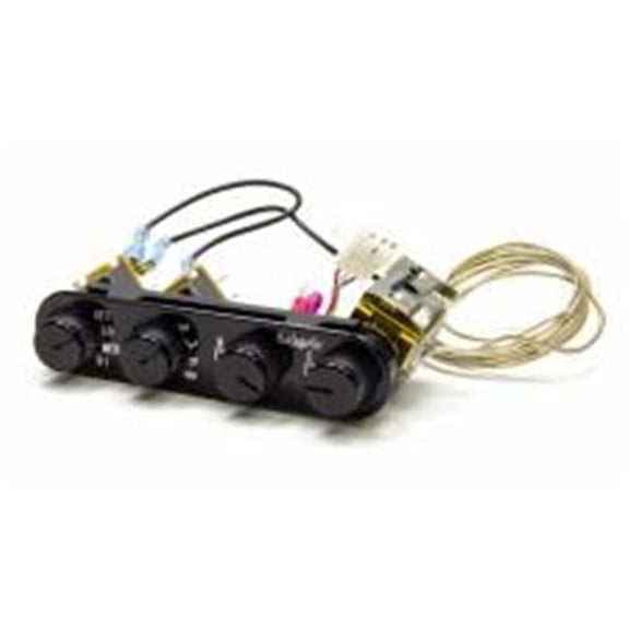 Streamline 4 Knob Contrl Panel, Black