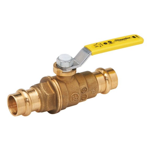 PRESS BALL VALVE 3/4"