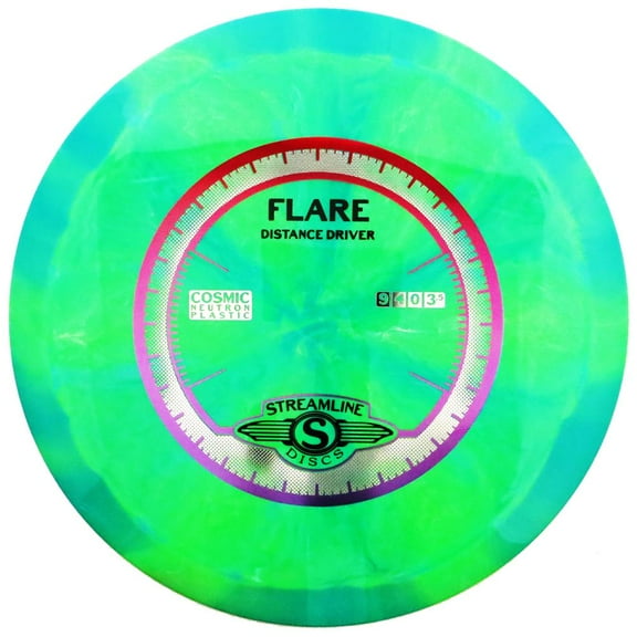 Streamline Cosmic Neutron Flare Distance Driver Golf Disc [Colors may vary]