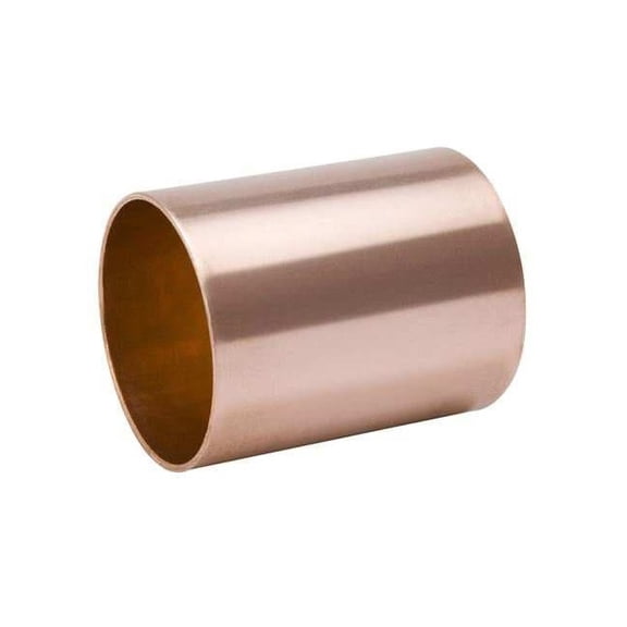 Streamline Coupling,Dimple Stop,Wrot Copper,1/2" W 10145