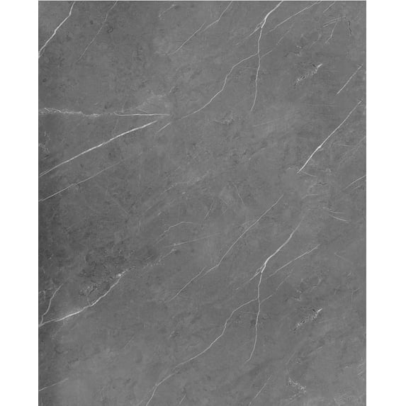 Streamline DSH-1300-130 36 in. L x 48 in. W x 76 in. H 2-Piece Glue-Up Corner Shower Surround in Grey Marble Finish