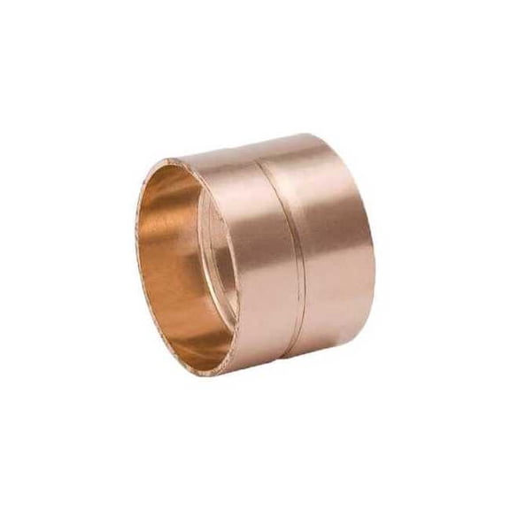 Streamline DWV Coupling,Wrot Copper,2" Tube,CxC W 07072