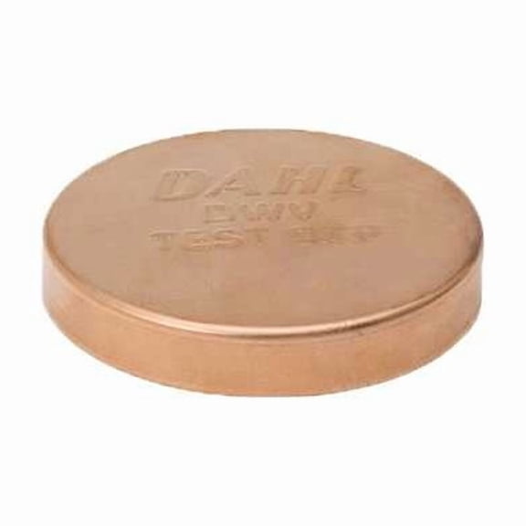 Streamline DWV Test Cap,Wrot Copper,1-1/2" Tube,CxC W 07638