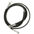 thumbnail image 1 of Streamline Front Steel Braided Brake Line Standard Length +2" Black, 1 of 2