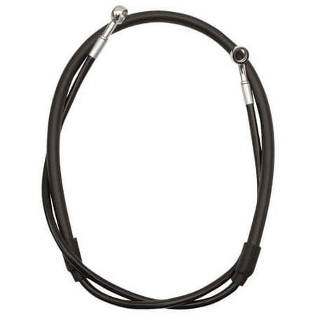 Streamline Front Steel Braided Brake Line Standard Length Black for Honda CR125R 1997-2007