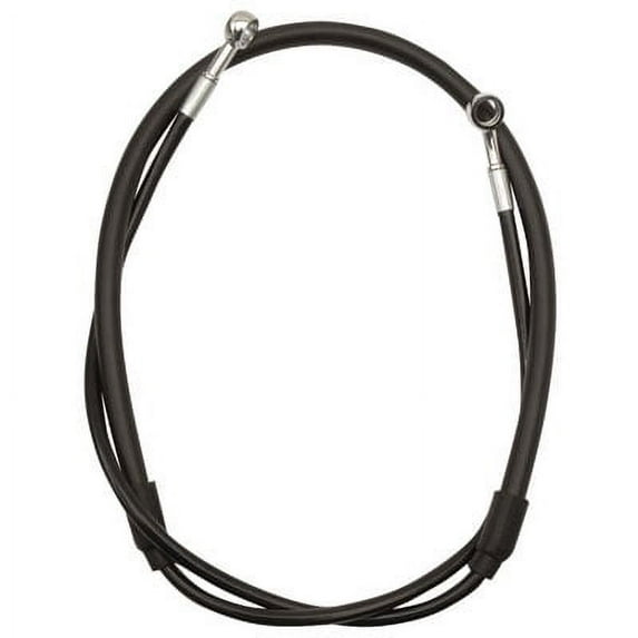 Streamline Front Steel Braided Brake Line Standard Length Black for Honda CRF450R 2002-2018