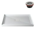 thumbnail image 1 of Streamline GB-530-124 48 in. x 36 in. Alcove Acrylic Shower Base in Glossy White With Center Drain, ABS Drain Included, 1 of 19