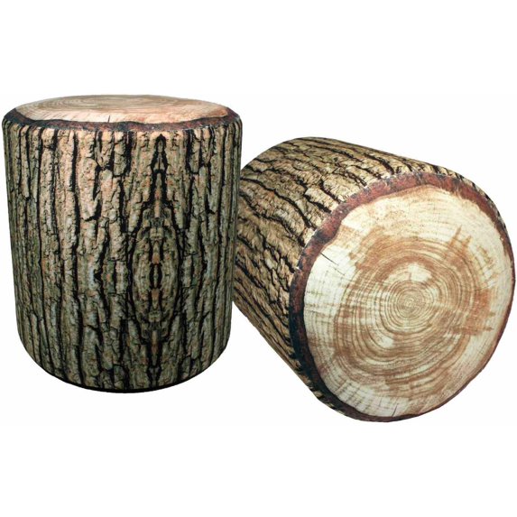 Streamline Imagined Cabin Fever Tall Log Stool