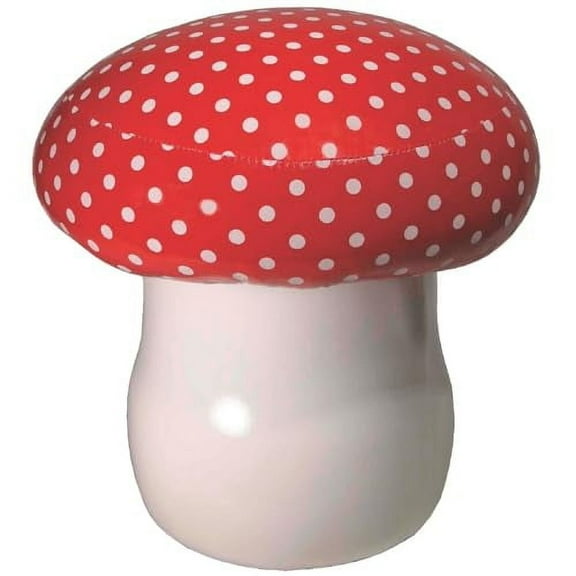 Streamline Imagined Comfy Toadstool, Cushioned, Red, White