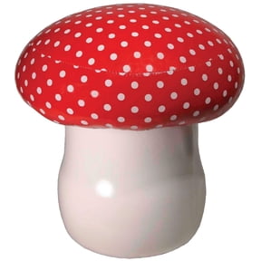Streamline Imagined Cushioned Mushroom Accent Stool