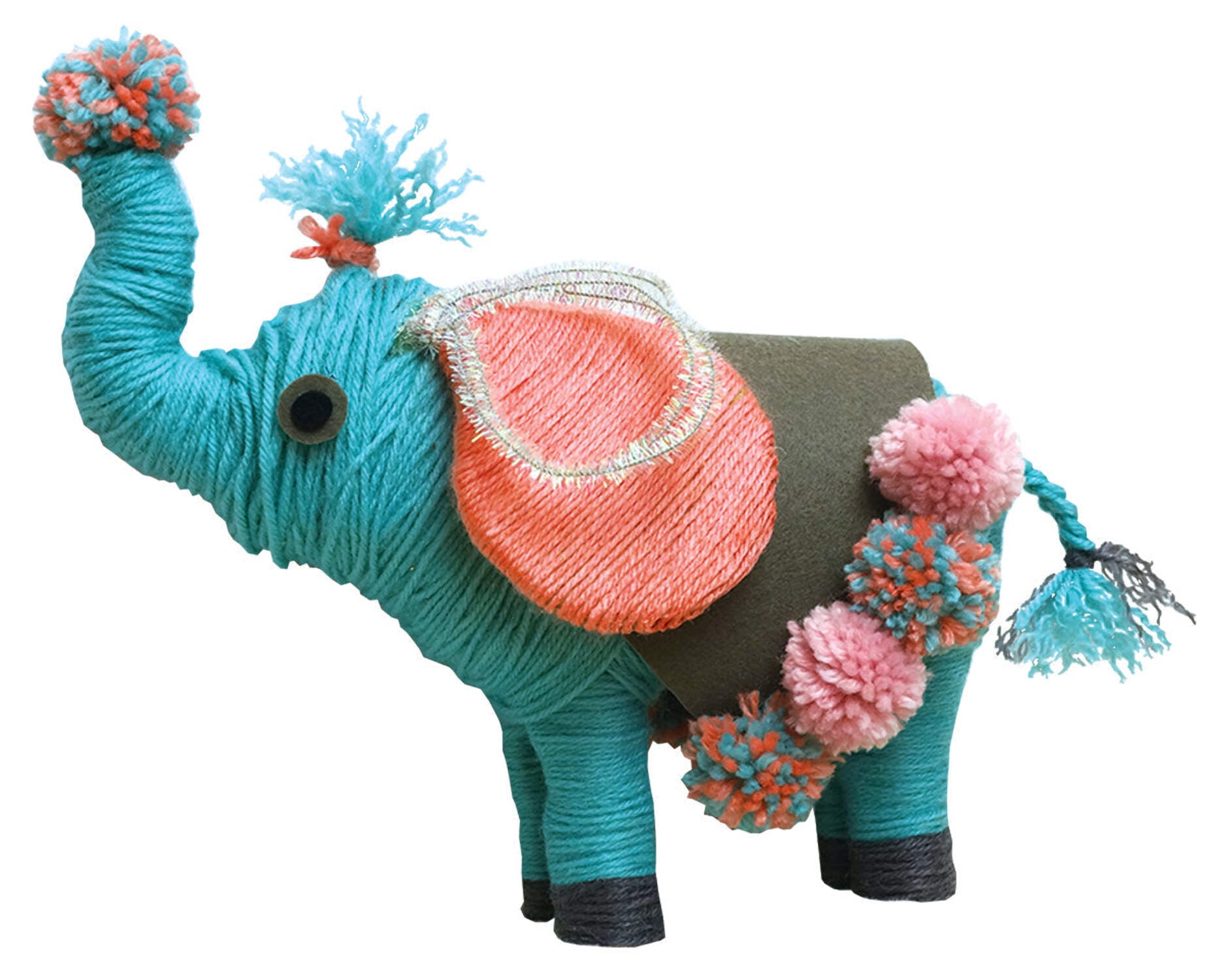Streamline Imagined DIY Yarn Art Kit - Elephant - Walmart.com