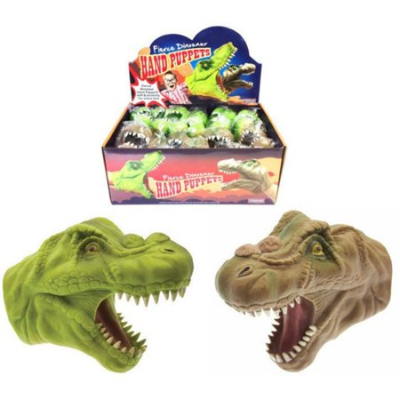 Streamline Imagined Fierce Dinosaur Hand Puppet, 2 Pack