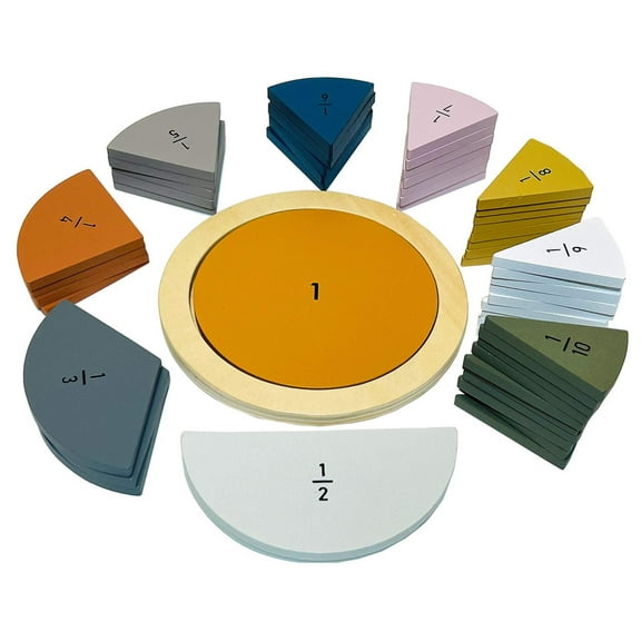 Streamline Imagined Fun With Fractions Wood Puzzle