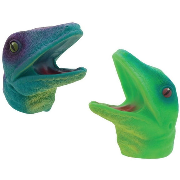 Streamline Imagined Lizard Hand Puppet, 2 Pack