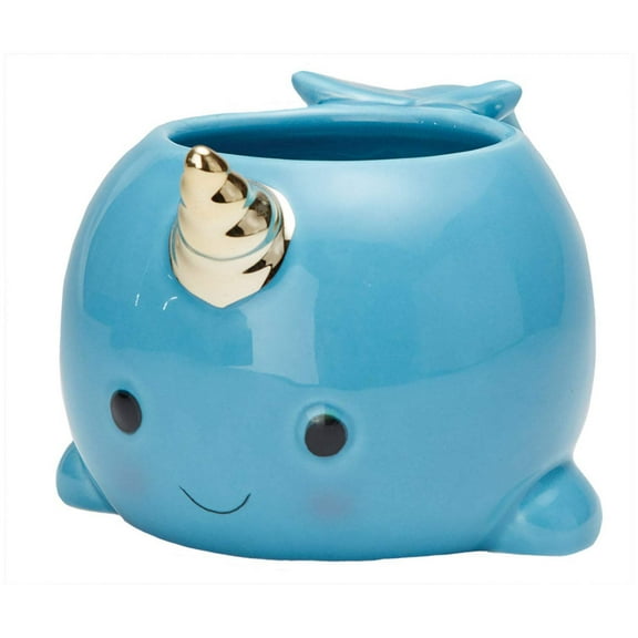 Streamline Imagined Magical Narwhal Coffee Mug, Blue