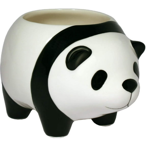 Streamline Imagined Panda Plant Pot, Ceramic