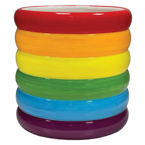 Streamline Imagined Stacked Rainbow Planter