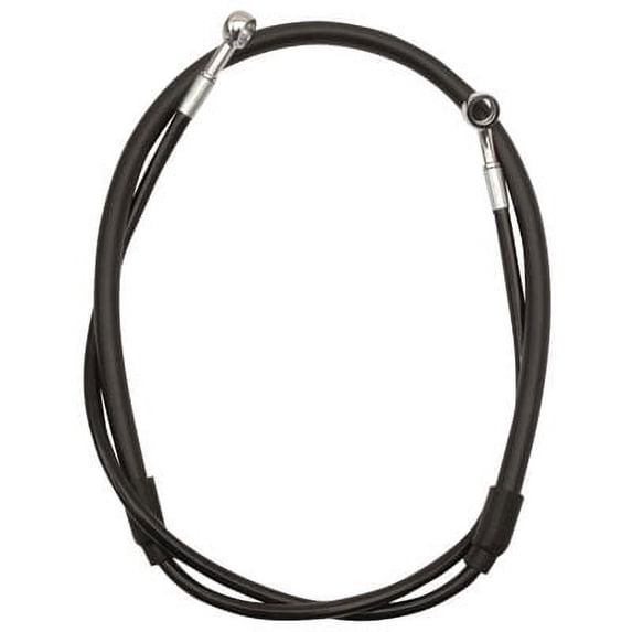 Streamline Rear Steel Braided Brake Line Standard Length Black for Honda CR125R 2002-2007