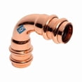 thumbnail image 1 of Streamline Elbow, Copper, Press-fit 1/4", 1/4" RP02715, 1 of 1