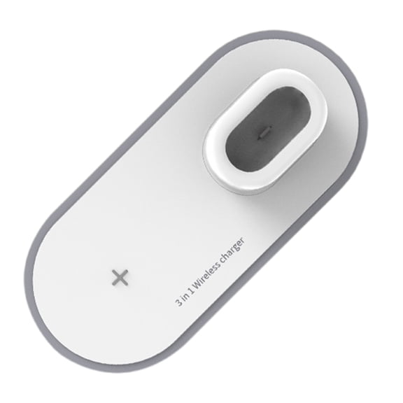 Streamlined Charging Center Wire frees Power With Safety Features 3 in 1 Wireless Charging Dock for Portable Devices