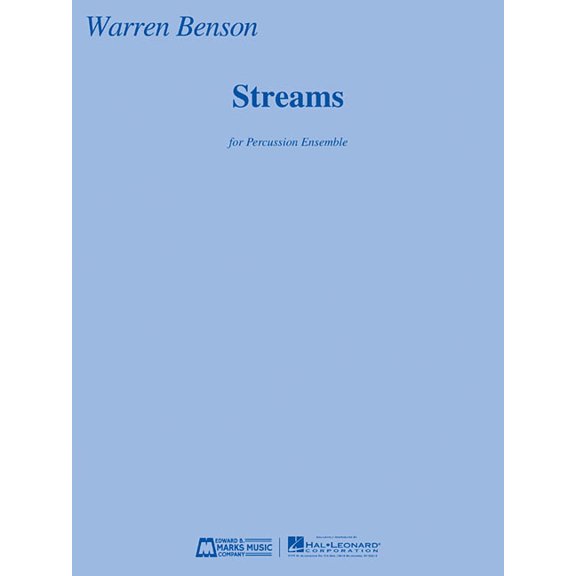 Streams for Seven Percussionists: Score and Parts, (Paperback)