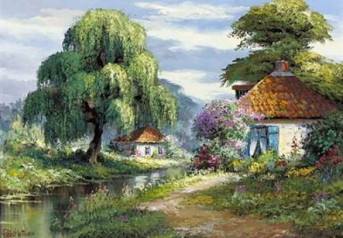 Streams of joy Canvas Art - Reint Withaar (20 x 28)