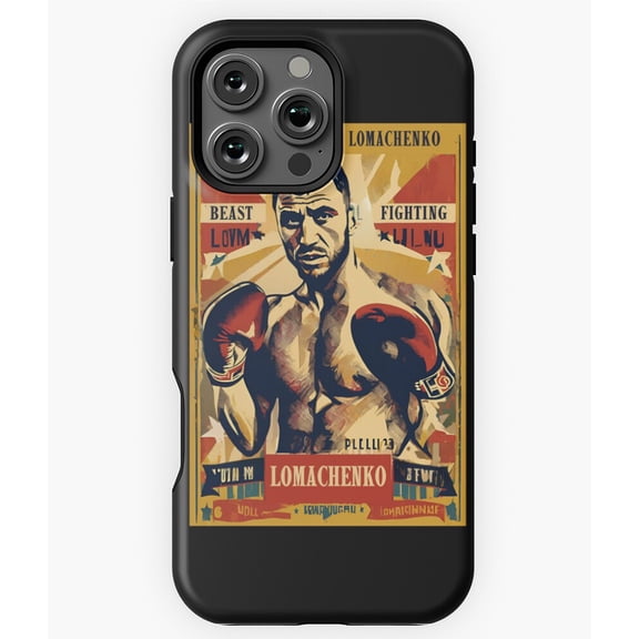 Street Art Vintage Boxing Lomachenko Phone Case for iPhone 16 15 14 13 12 11 Pro Max