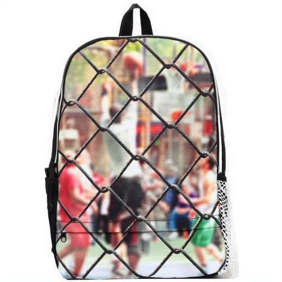 Street Basketball Print Backpack