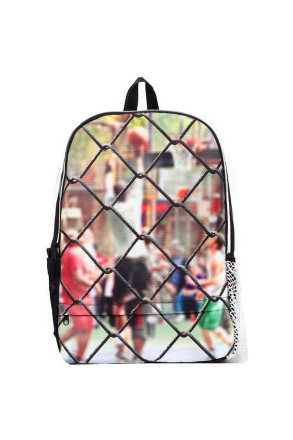 Street Basketball Print Backpack