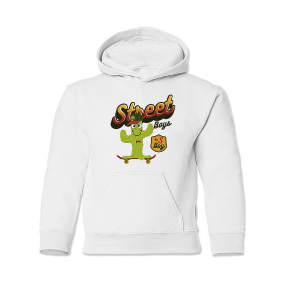 Street Boys Cactus Hoodie Juniors -Image by Shutterstock, Large