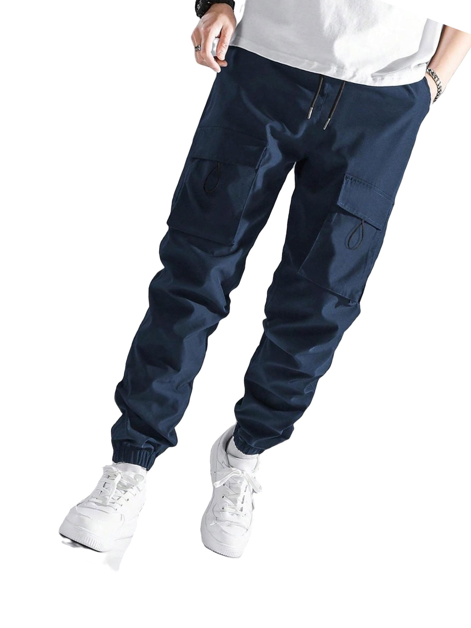 Street Cargo Pants Navy Blue Men Pants Men s Walmart