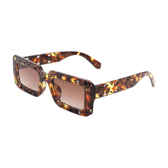 Street Casual Polarized Sunglasses - Funny Design Plated Finishes Elevate Downtown Looks
