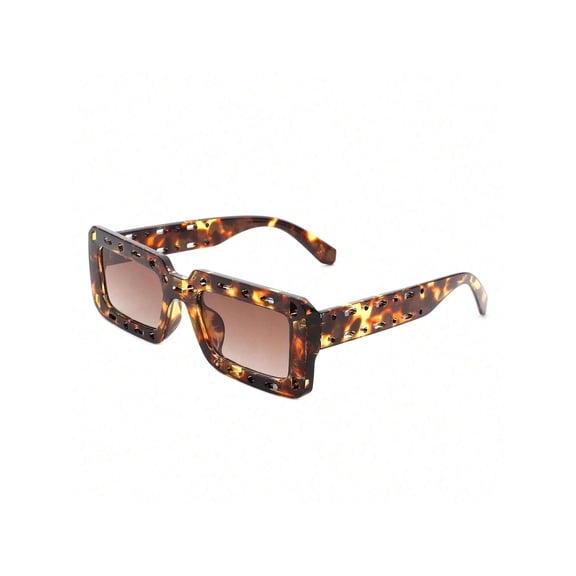 Street Casual Polarized Sunglasses - Funny Design Plated Finishes Elevate Downtown Looks