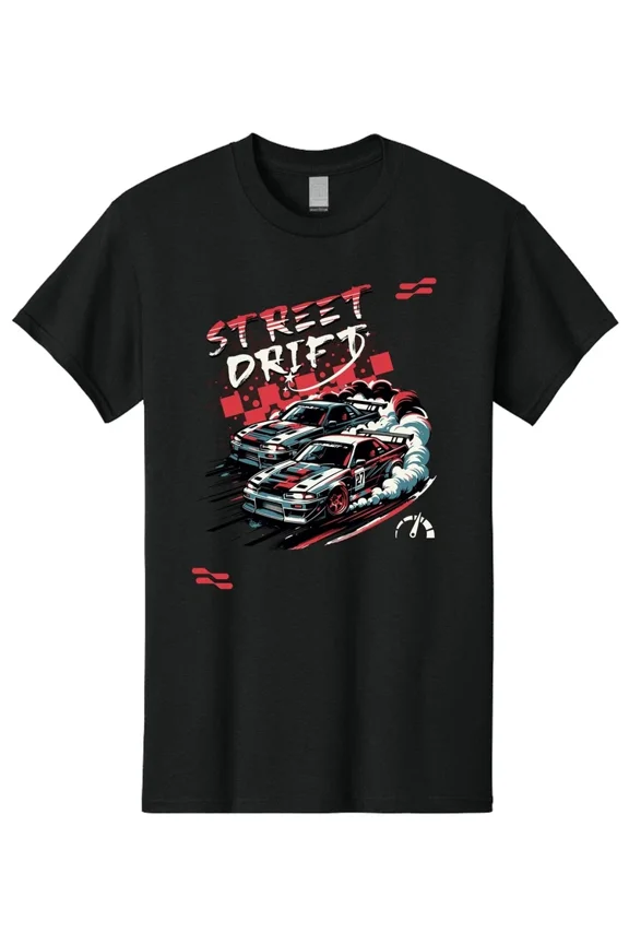 Street Drift Racing Cars Anime Style JDM Tuning Unisex T-Shirt, S-5XL