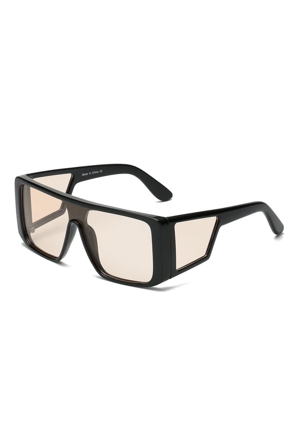 Street Edgy Polarized Sunglasses - Oversized Silhouette Commands Urban Attention