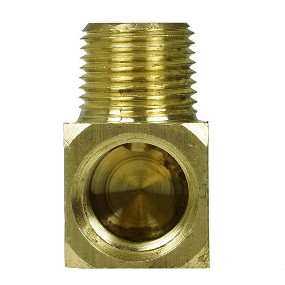 Street Elbow 90 Degree 3/8" Male NPT x 3/8" Female Brass Pipe Connector 116SE